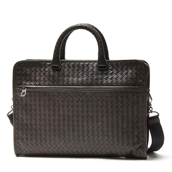 BOTTEGA VENETA ボッテガヴェネタ バッグ コピー 248395 f131 1301 レザーブリーフケース（2WAY仕様） コーヒーブラウン メンズ